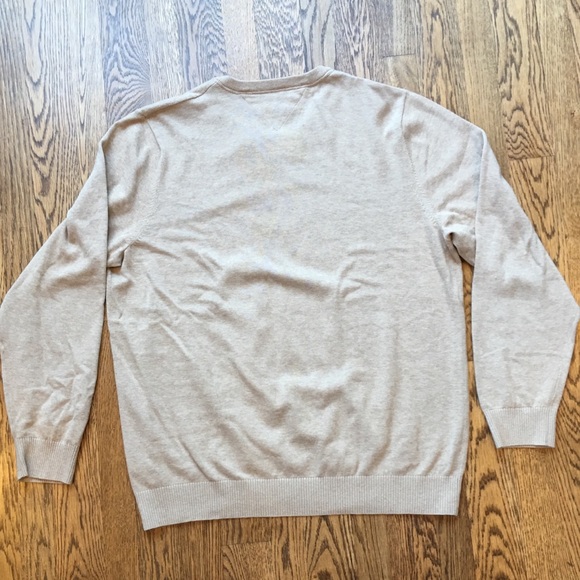 Beige V-Neck Sweater by Tommy Hilfiger - Picture 2 of 6